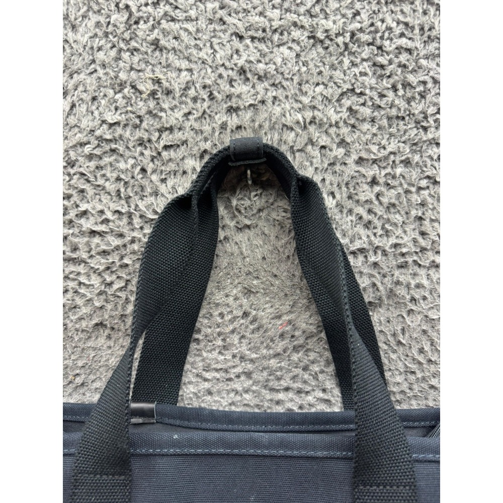L.L.Bean Nor'easter Canvas Tote Bag Midnight Black Coal Weather Resistant - Picture 4 of 16